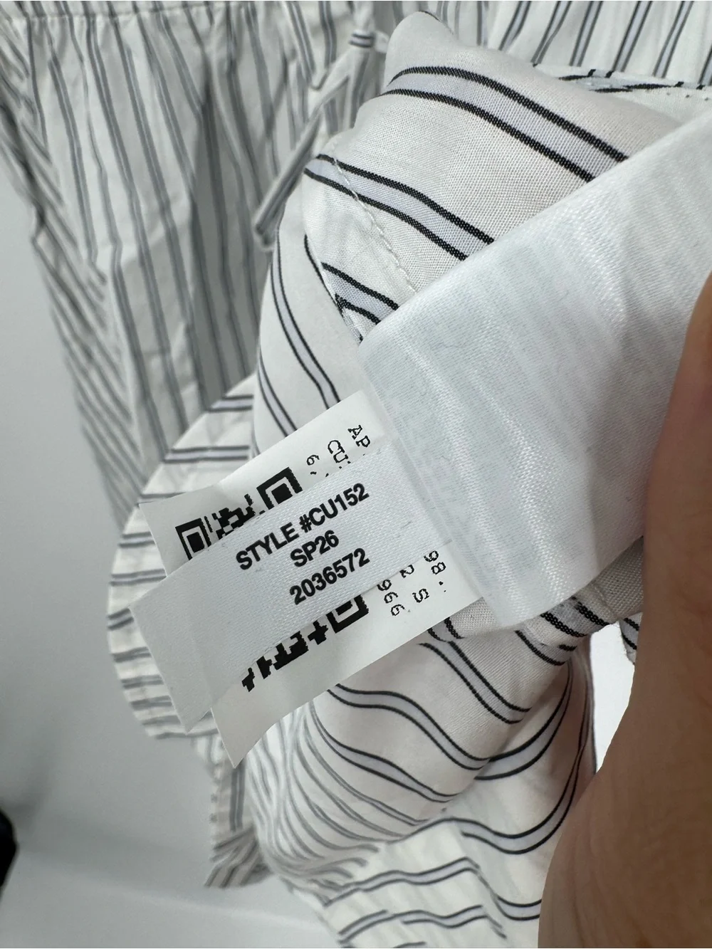 NWT J. Crew Cerise Mini Shirt Dress Striped Cotton Poplin Ivory Blue Size 6